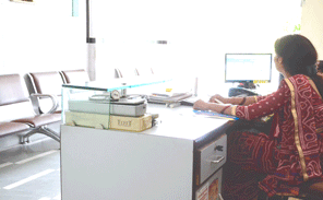 Instagram post: A walkthrough of our patient-friendly reception an